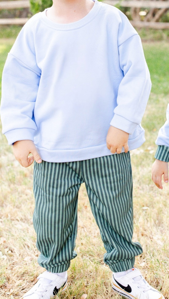 Blue Evergreen Jogger Set- Wholesale