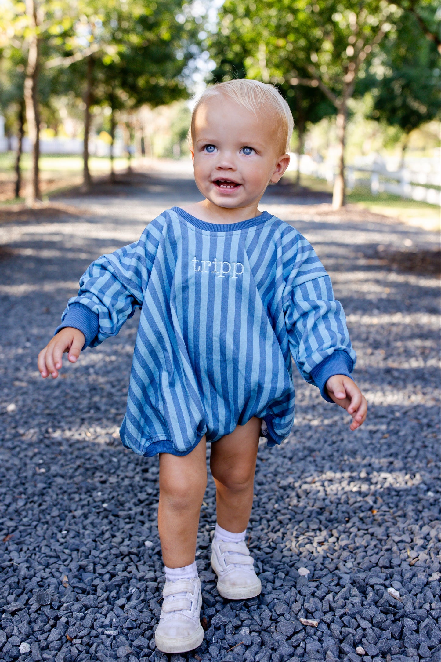 Stripe Hype Blue Bubble
